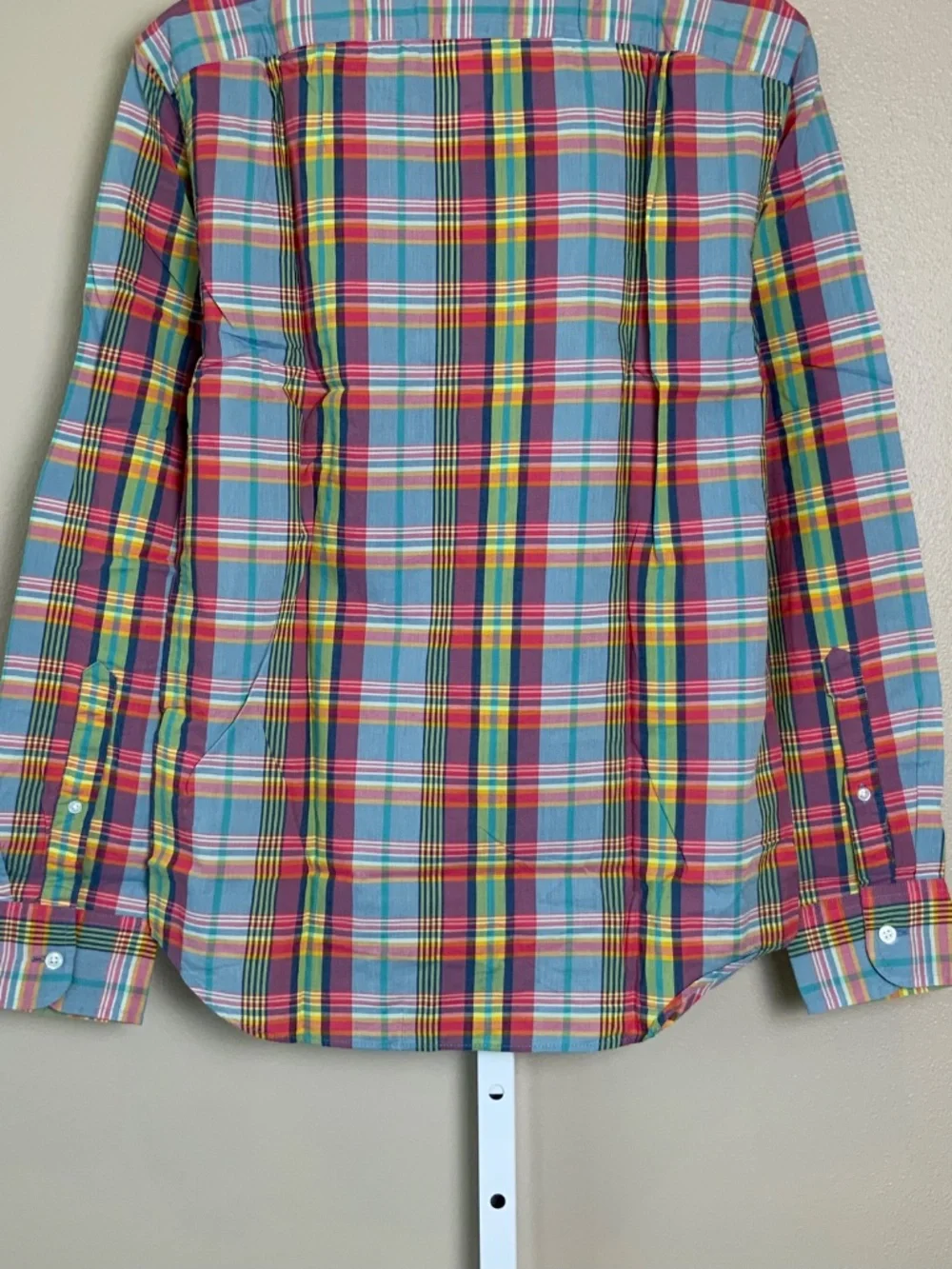 J. Crew Slim Madras Plaid Button Down Oxford Shirt